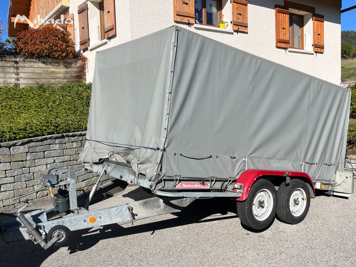 Remorque Porte Voiture Bachée – photo 1 sur 4