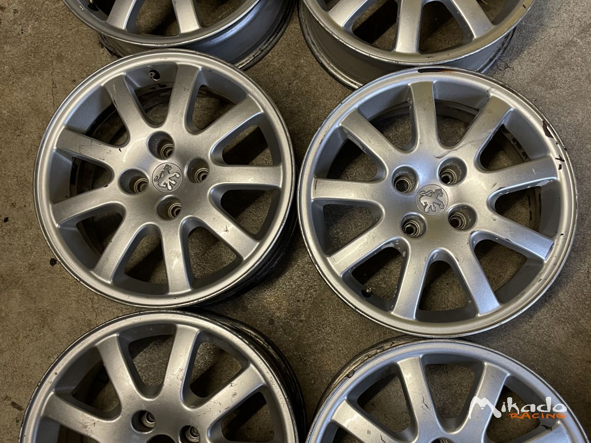 lot 6 jantes 16 pouces 4x108 ouragan – photo 1 sur 3