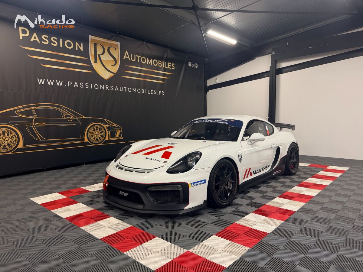 PORSCHE CAYMAN 981 GT4 CLUBSPORT PACK MANTHEY RACING – photo 1 sur 10
