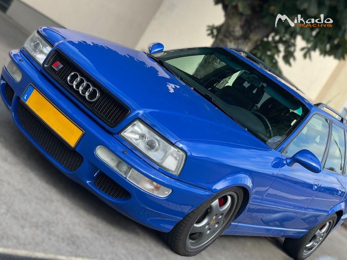 Audi RS2 Avant CF4522 | Peinture d'origine Bleu Nogaro | 3e main depuis 2009 | Moteur forgé & révisé (PK-Motorsport) | Lot massif de pièces – photo 2 sur 10