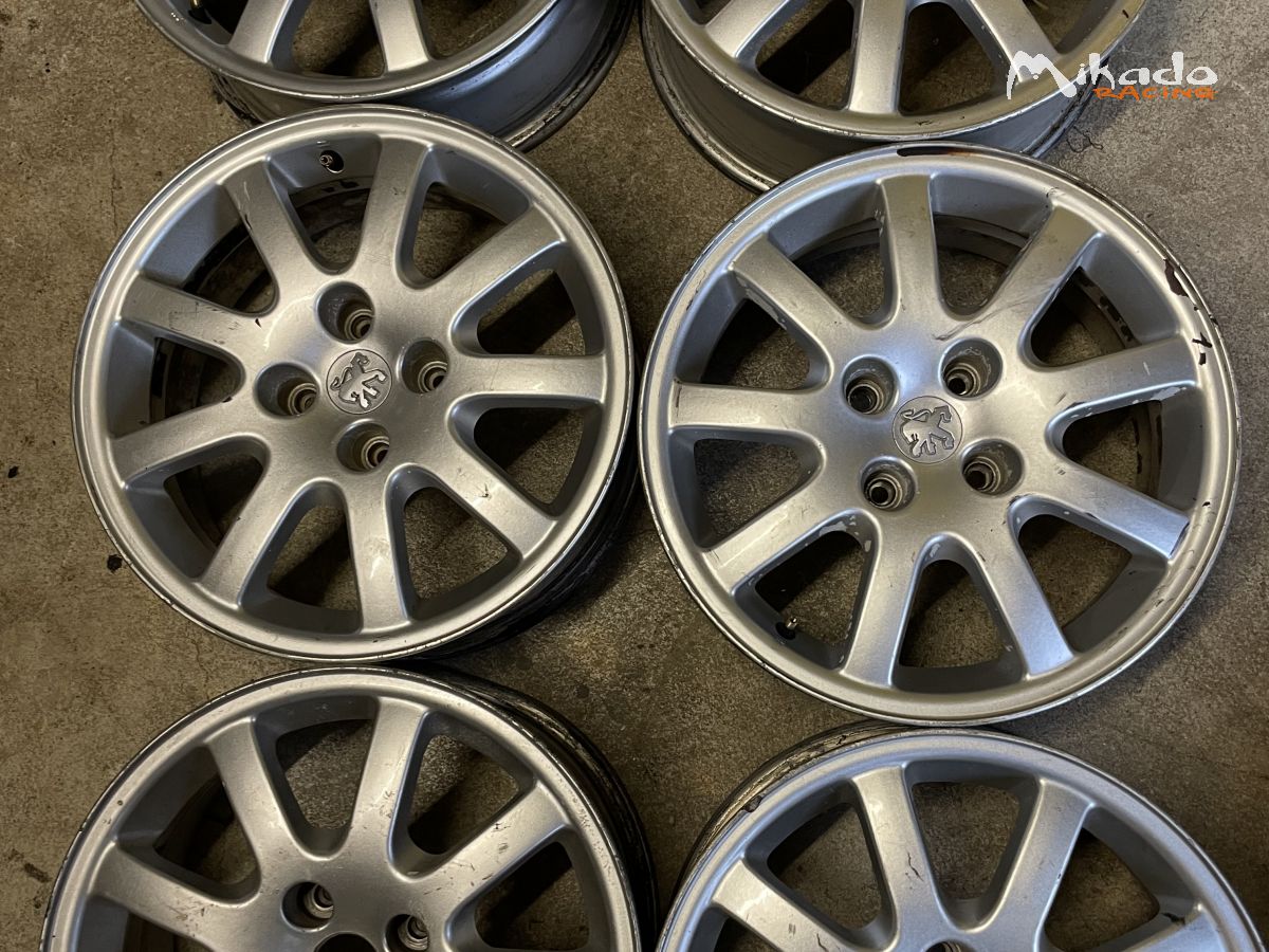 lot 6 jantes 16 pouces 4x108 ouragan – photo 2 sur 3