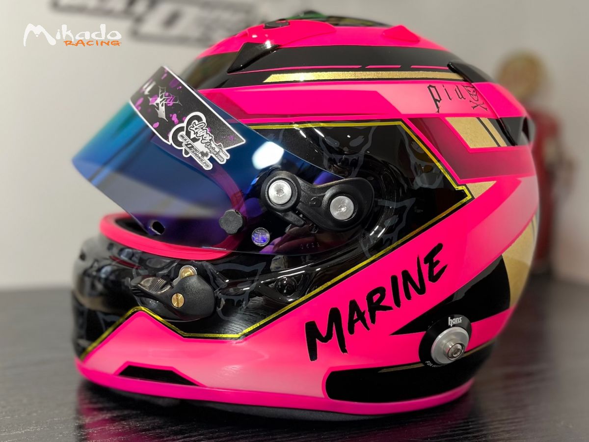 Peinture personnalisation casques de course automobile – photo 1 sur 10