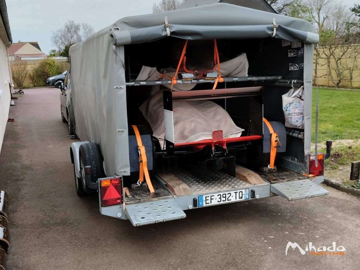 Remorque bâché 1600 kg – photo 1 sur 2