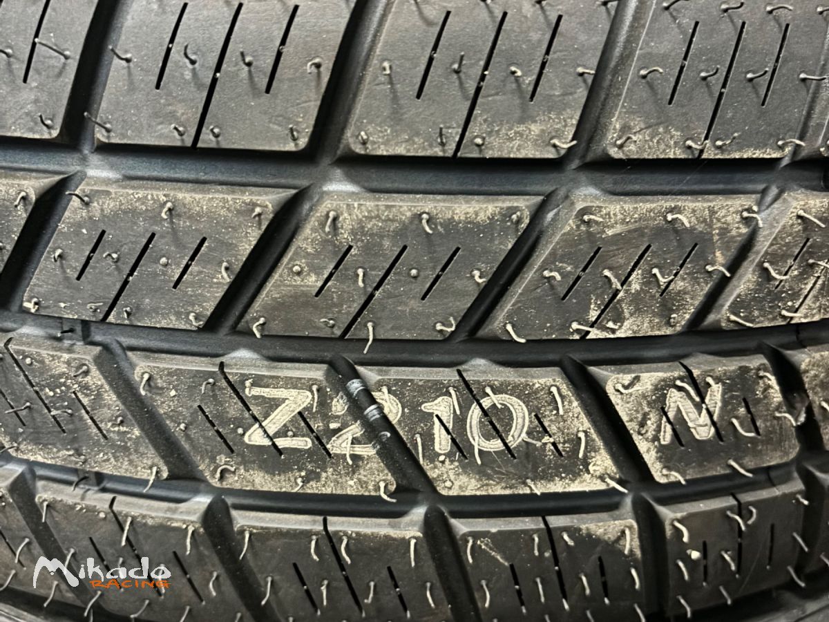 Lot 4 jantes + pneus Hankook 14 pouce pluie – photo 2 sur 3