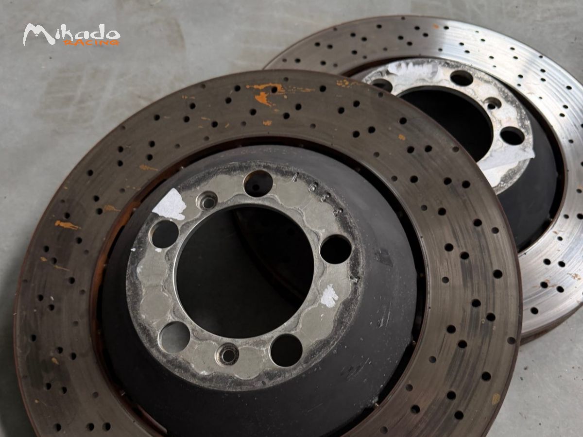 Disques de frein avant Porsche 991 GT3 / GT3 RS d’origine (380 mm, acier, la paire) – photo 4 sur 5