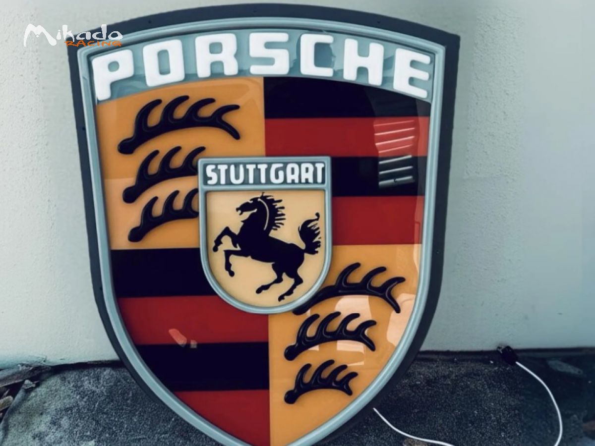 Porsche Neon Logo Sign – photo 3 sur 3