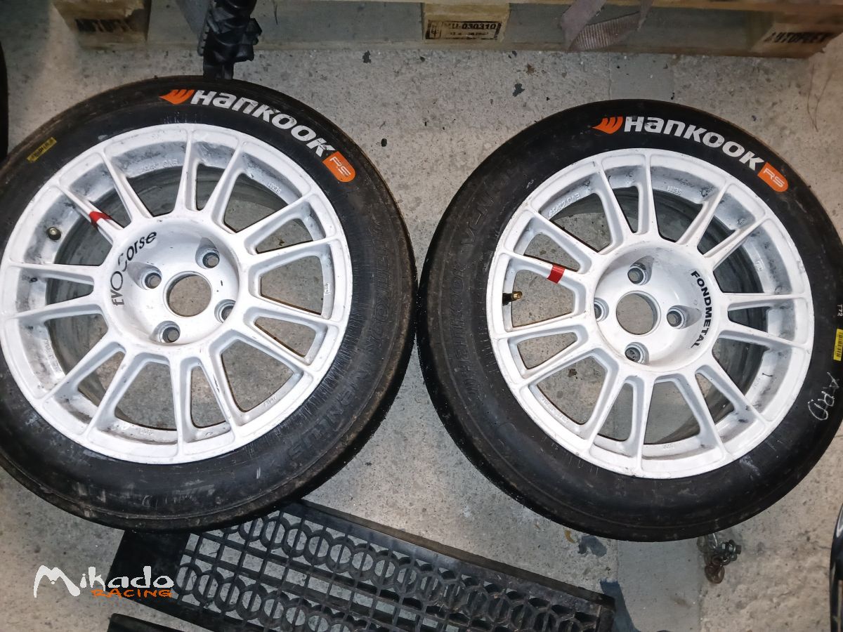 Jantes evo corse x3ma + pneus hankook