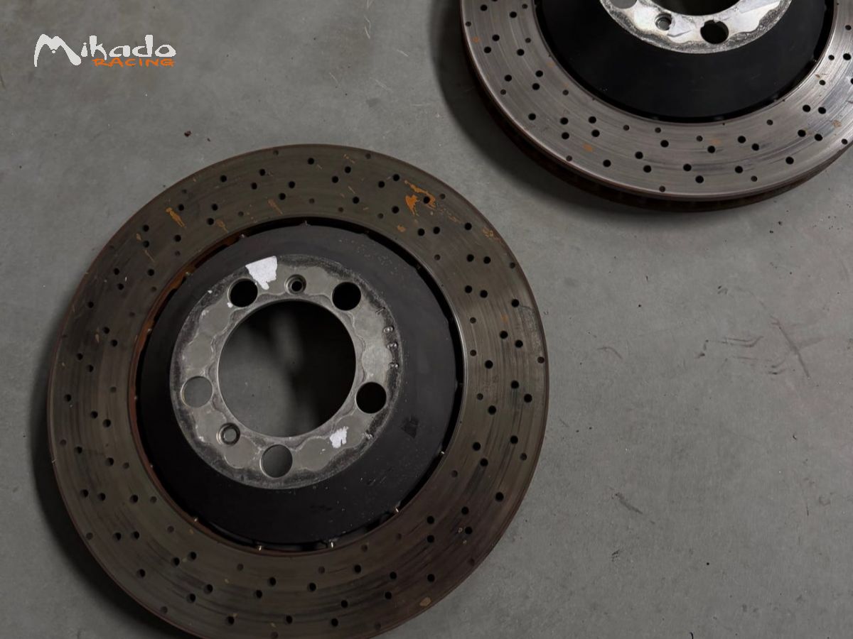 Disques de frein avant Porsche 991 GT3 / GT3 RS d’origine (380 mm, acier, la paire) – photo 5 sur 5