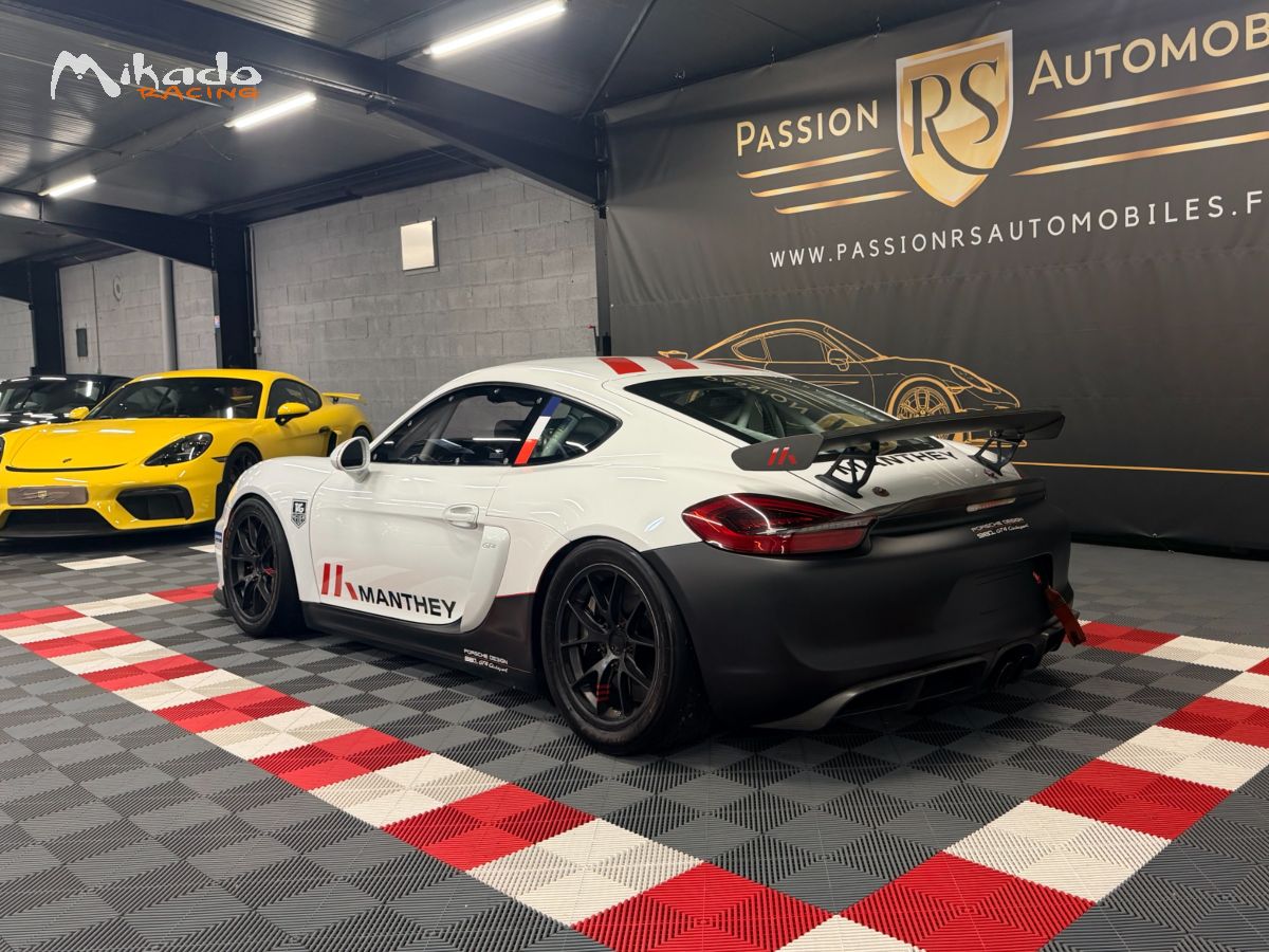 PORSCHE CAYMAN 981 GT4 CLUBSPORT PACK MANTHEY RACING – photo 3 sur 10