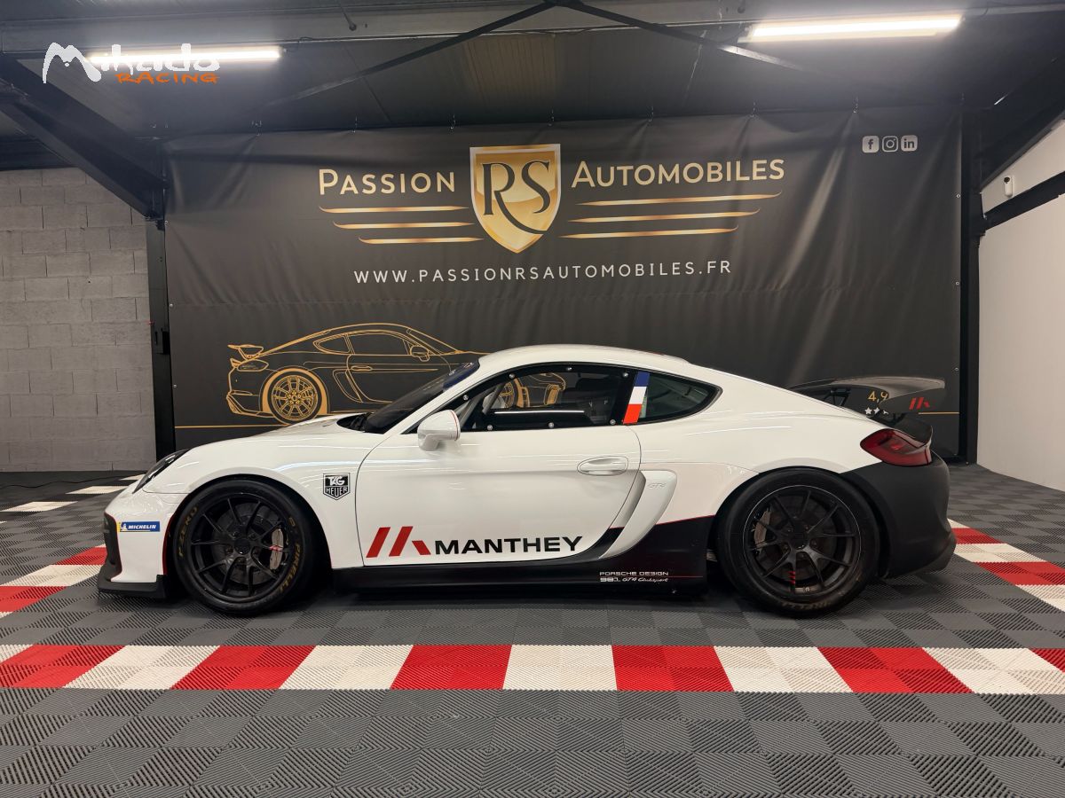 PORSCHE CAYMAN 981 GT4 CLUBSPORT PACK MANTHEY RACING – photo 2 sur 10