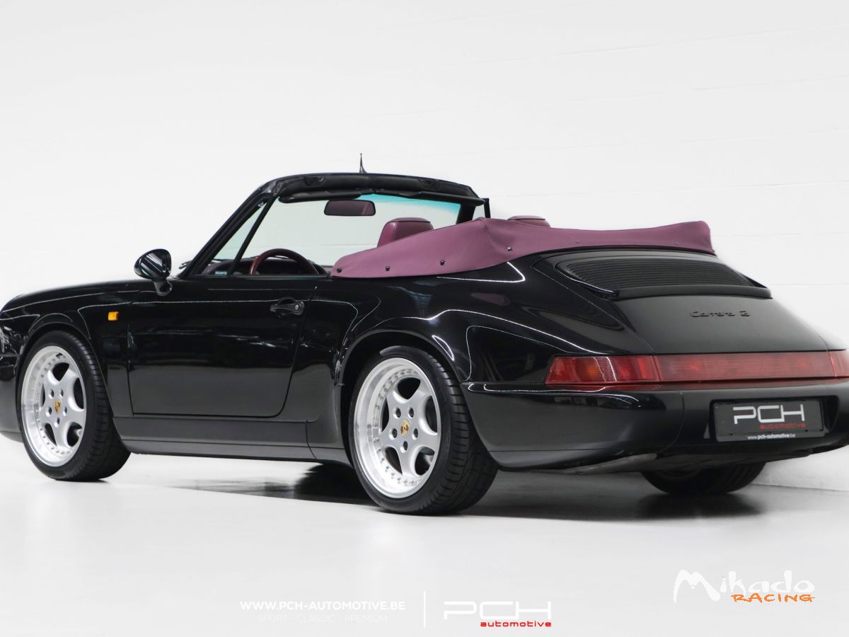 PORSCHE 964 Cabriolet Carrera 2 3.6 250cv - Ultra Rare Combo Colour - 1992 - 151.800 Kms – photo 2 sur 5