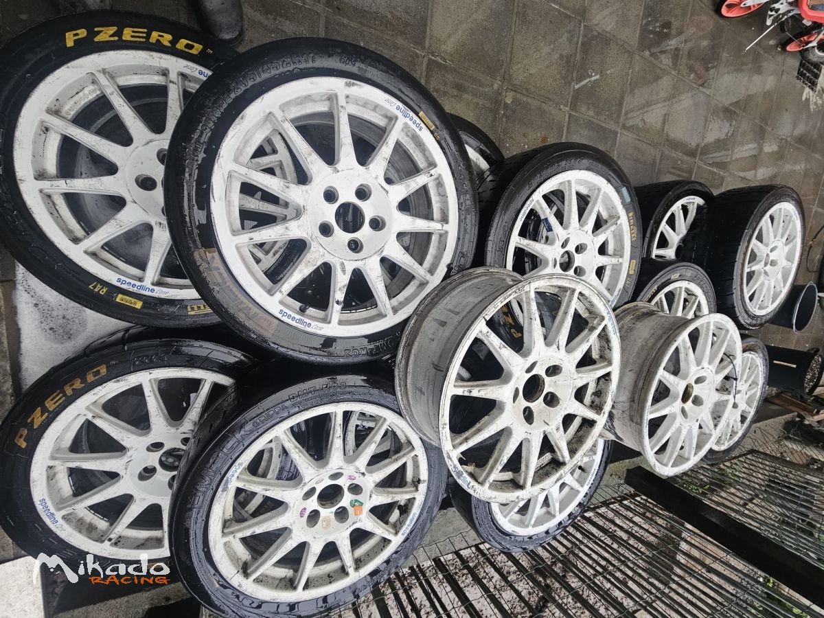 jante + pneus clio R3 speedline corse – photo 2 sur 2