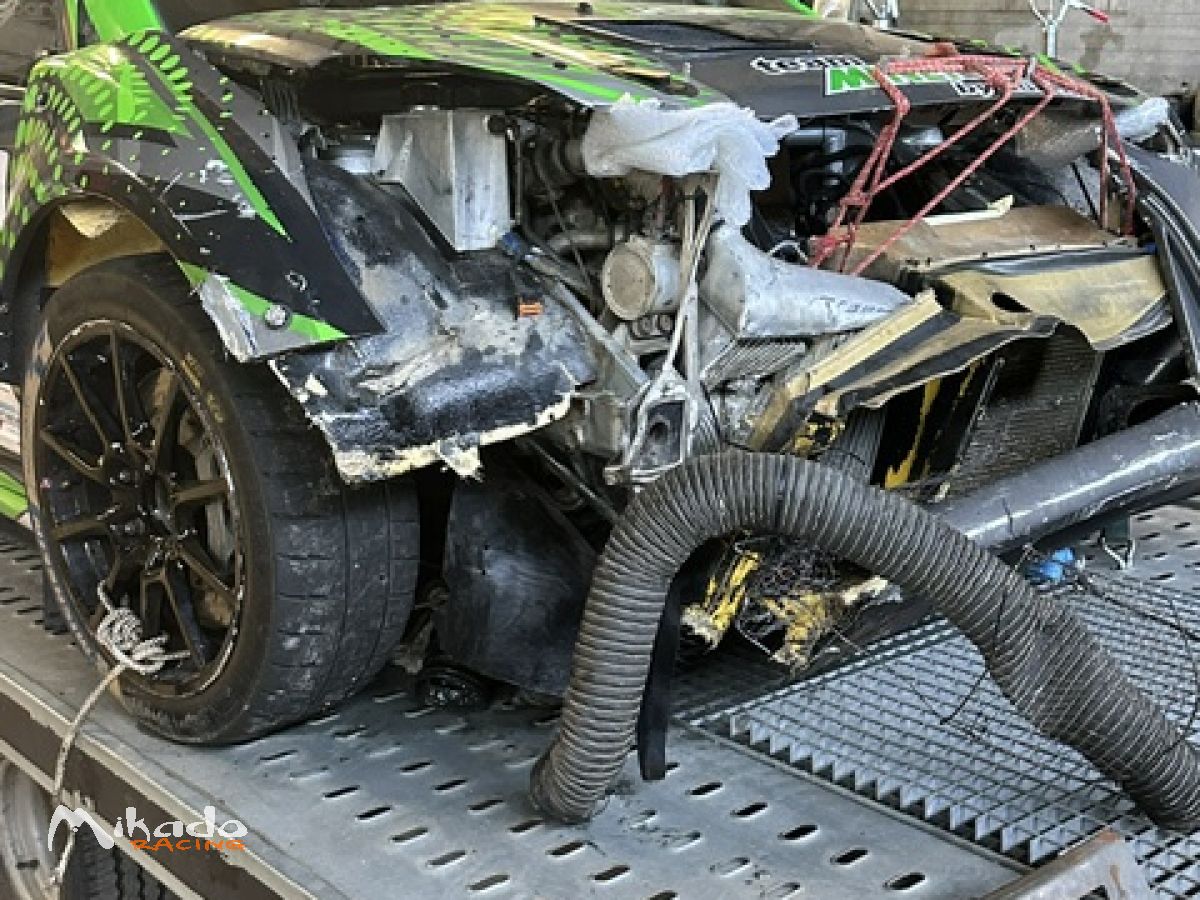 DS3 R5 accidentée.