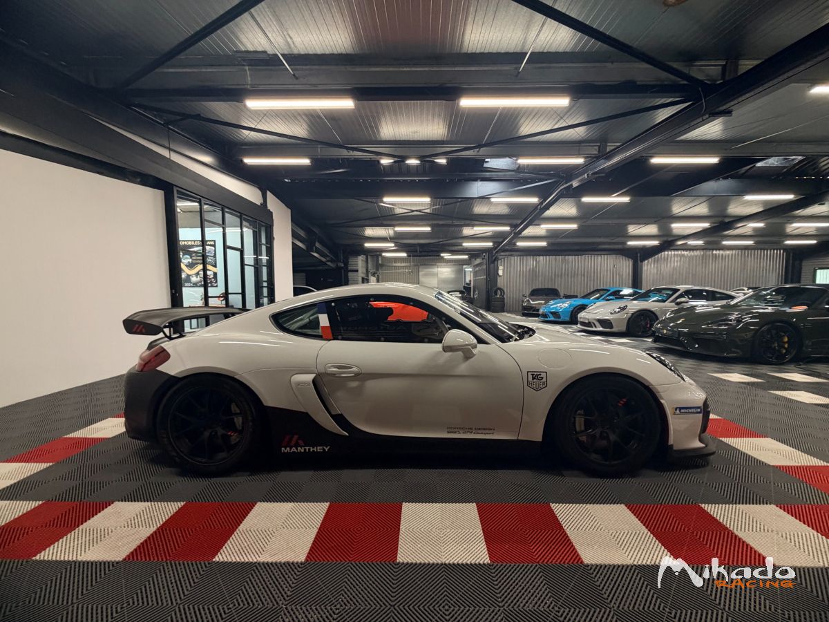 PORSCHE CAYMAN 981 GT4 CLUBSPORT PACK MANTHEY RACING – photo 4 sur 10