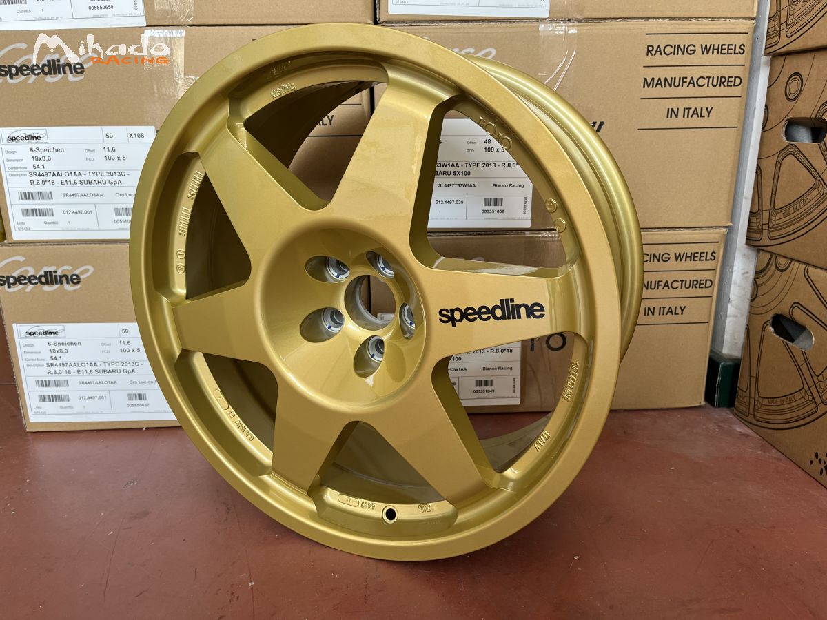 Jante Subaru Impreza WRC 8x18 Speedline Type 2013 GOLD – photo 3 sur 3