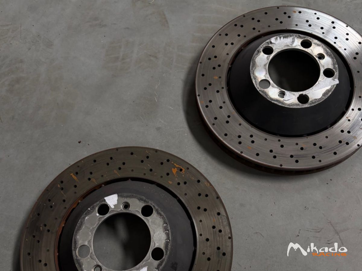 Disques de frein avant Porsche 991 GT3 / GT3 RS d’origine (380 mm, acier, la paire) – photo 2 sur 5