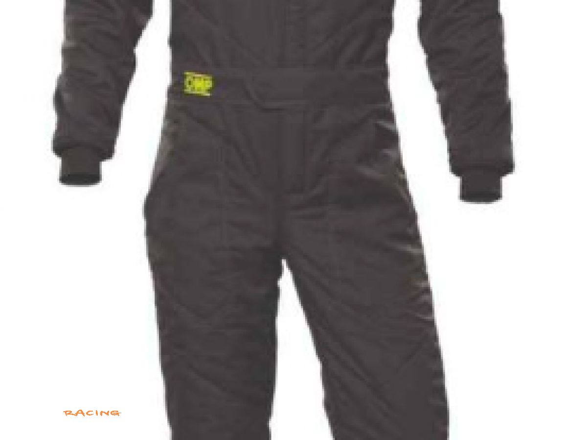 Combinaison OMP FIRST-EVO Anthracite/Jaune Fluo Taille 52 – photo 4 sur 5