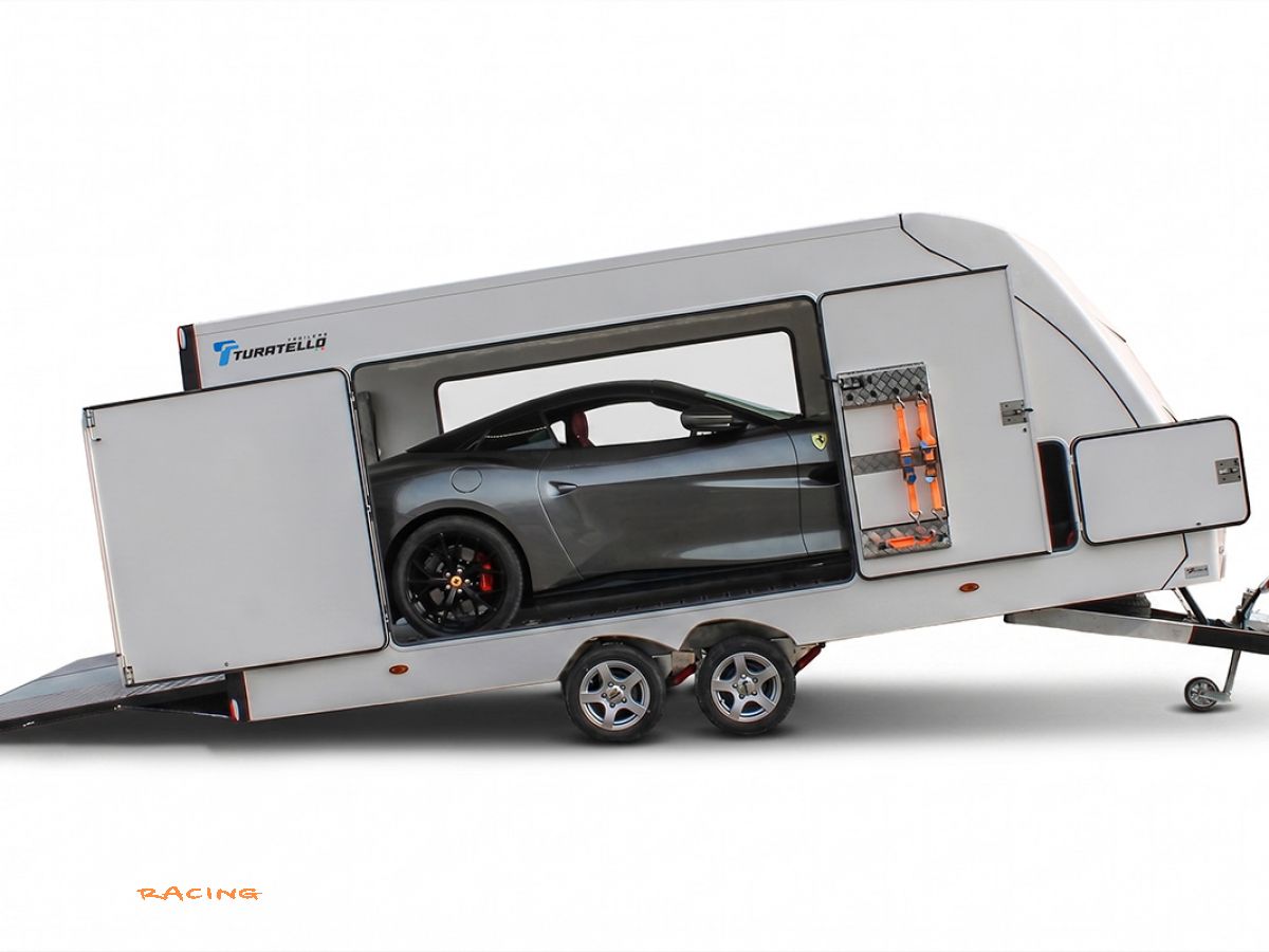 REMORQUE FERMEE SERIE T POUR LE TRANSPORT VEHICULES – photo 2 sur 3