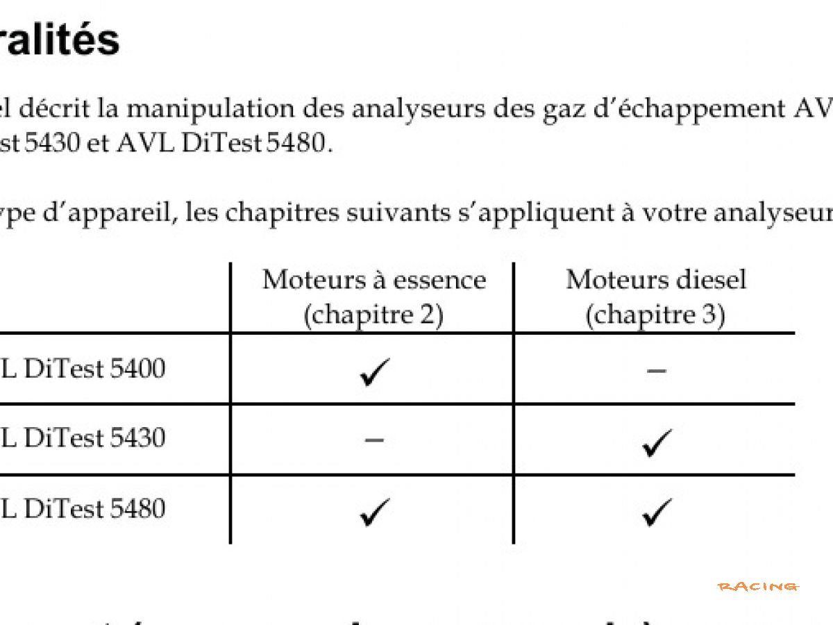 ANALYSEUR DE GAZ AVL DITEST 5480 – photo 5 sur 5
