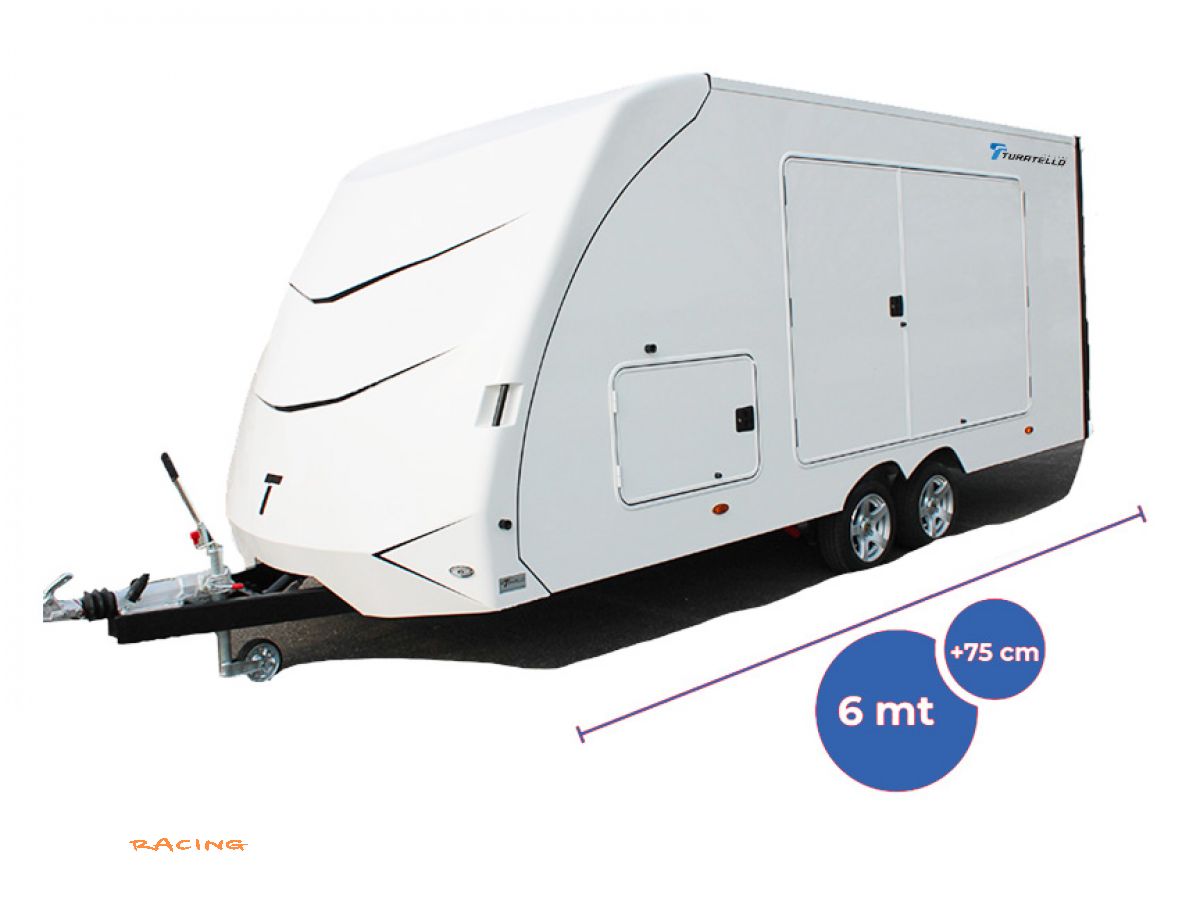 REMORQUE FERMEE SERIE T POUR LE TRANSPORT VEHICULES – photo 1 sur 3