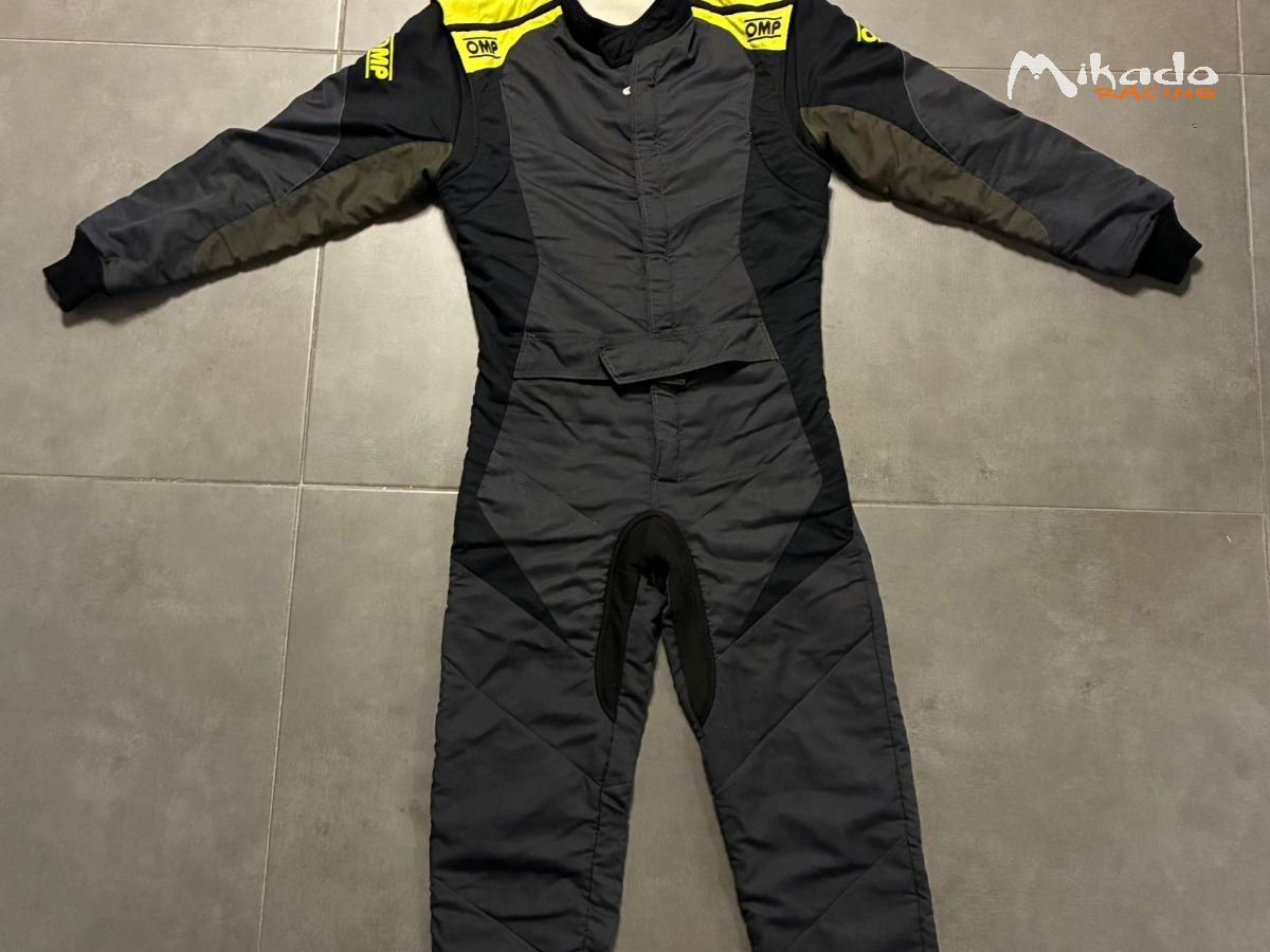 Combinaison OMP FIRST-EVO Anthracite/Jaune Fluo Taille 52 – photo 1 sur 5
