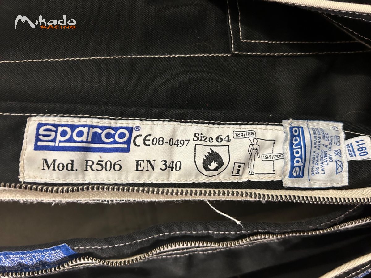 Vend combinaison Sparco noire taille 64 – photo 4 sur 4