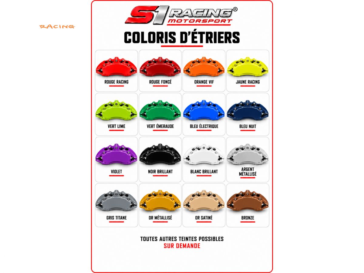 KITS FREINAGE PERFORMANCE 6 PISTONS POUR VÉHICULES TOUTES MARQUES. – photo 2 sur 3