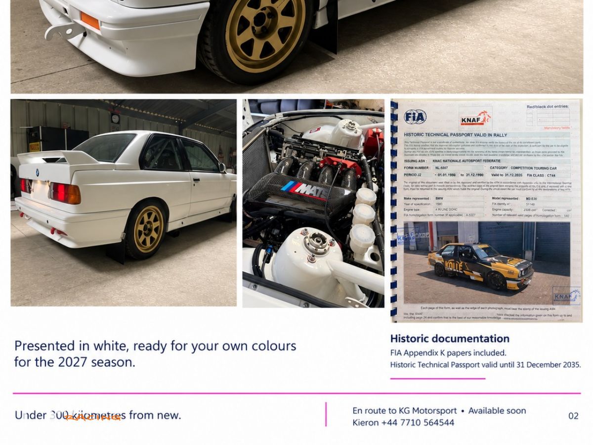 BMW E30 M3 FIA HISTORIQUE – MATS 067 – photo 8 sur 10