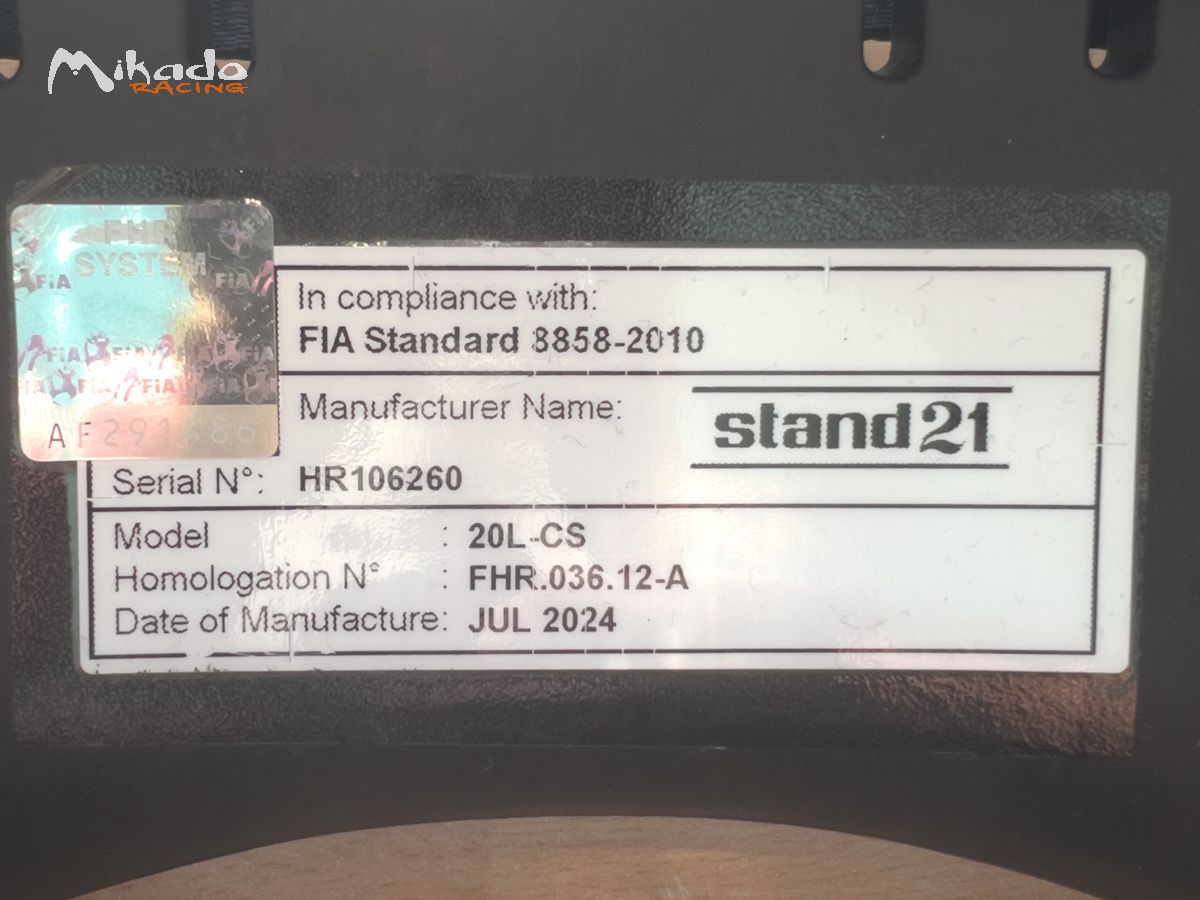 Hans Club Series 20° Taille L-XL Stand 21 950g FIA 8858-2010 – photo 4 sur 6